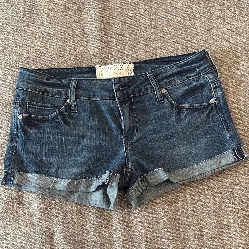 Altar’d State - Dark Blue Denim Women's Shorts - Size 28/7